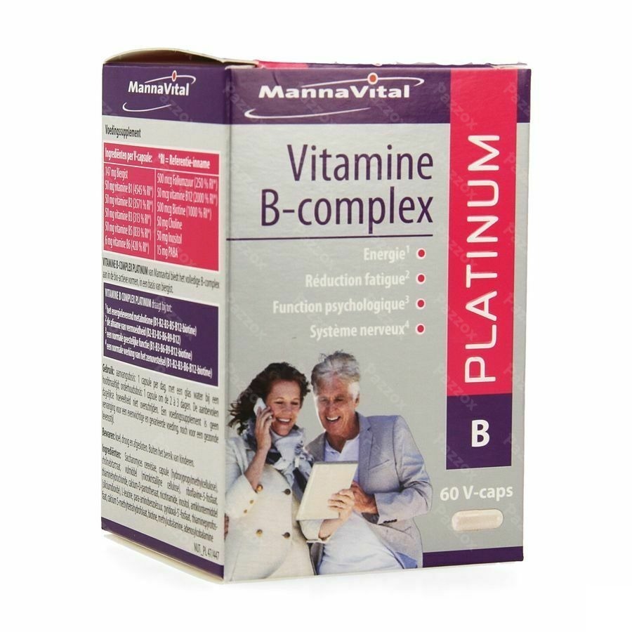 Mannavita Vitamine B Complex V-caps 60