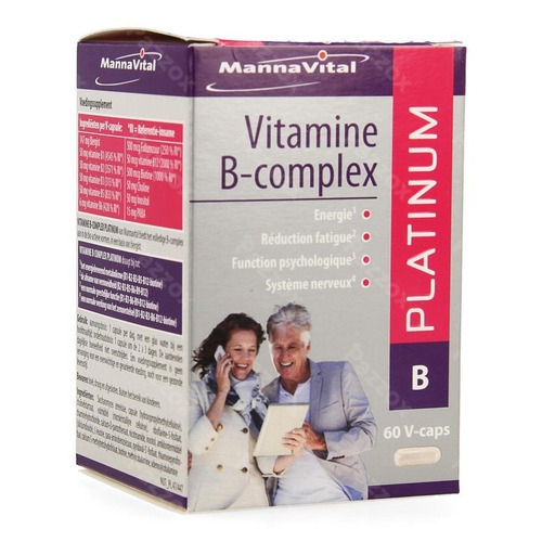 Mannavita Vitamine B Complex V-caps 60
