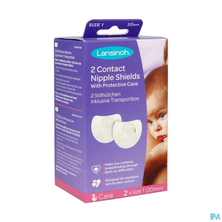 Lansinoh Bout Seins T1 2 + Etui Protection