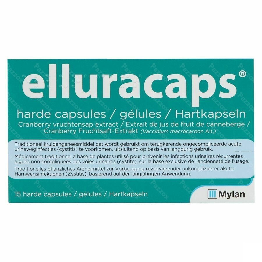 Elluracaps Caps Dur 15 X 36mg Hdpe