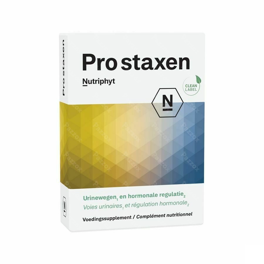 Pro Staxen Nutriphyt Voedingssupplement Urinewegen En Hormonale Regulatie 30 Capsules