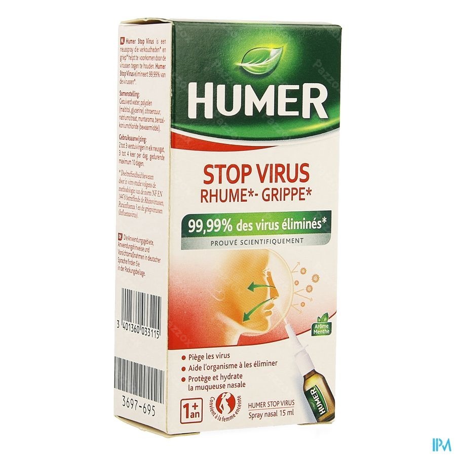 Humer Stop Virus Spray Nasal 15ml
