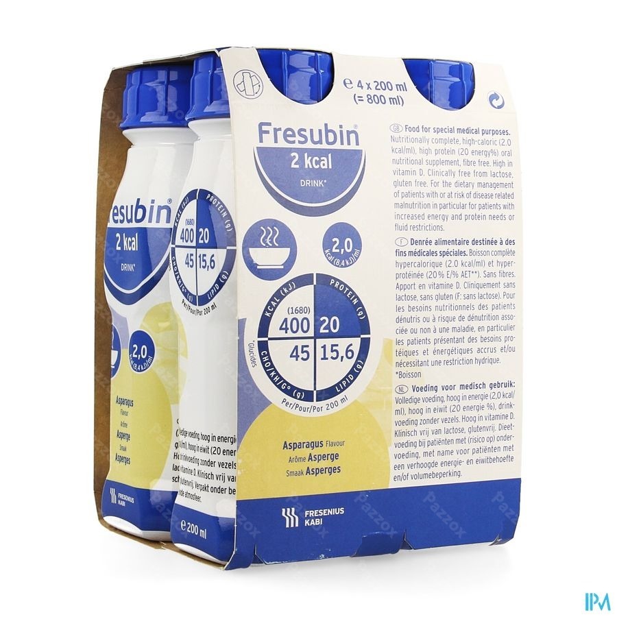 Fresubin 2 Kcal Drink Salé/hartig 200ml Asperges/asperge