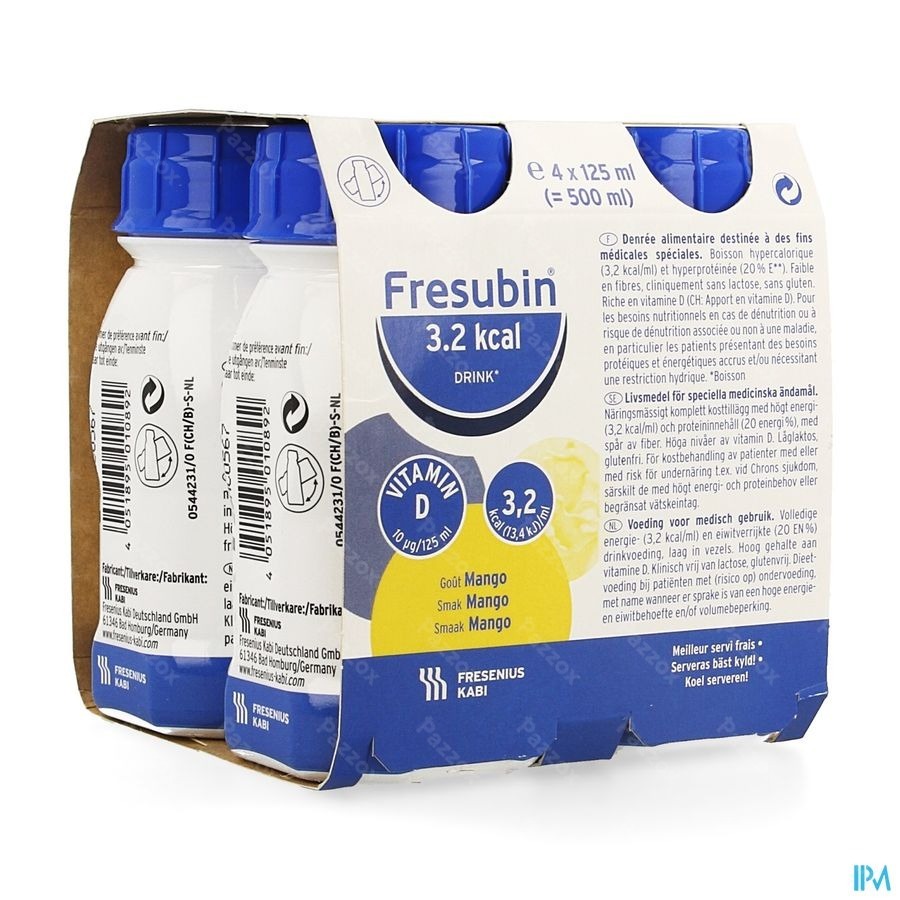 Fresubin 3.2kcal Drink Mangue 4x125ml