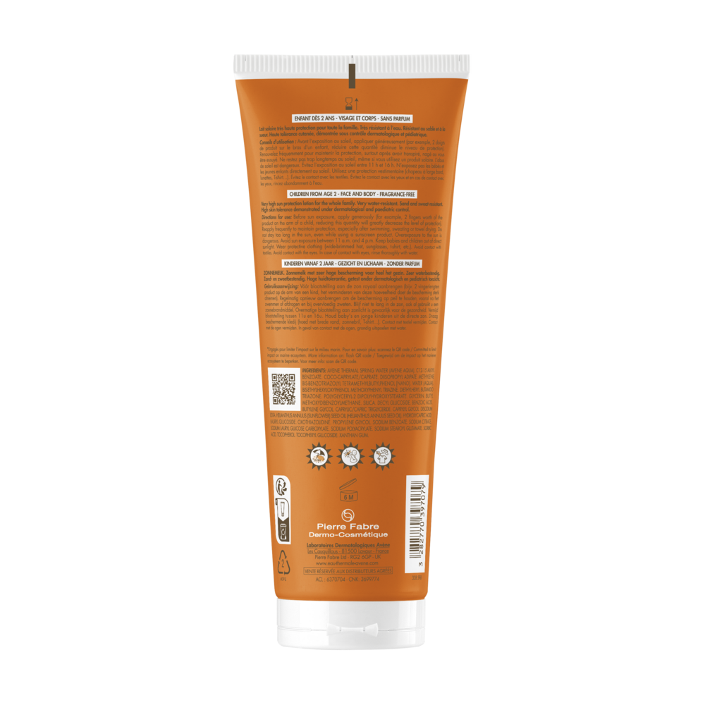 Avène Soleil Lait Enfant SPF50+ 250ml