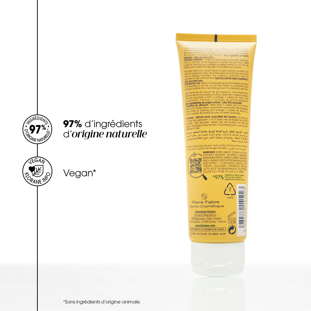 Klorane Capil. Cr Jour Mangue Tube 125ml