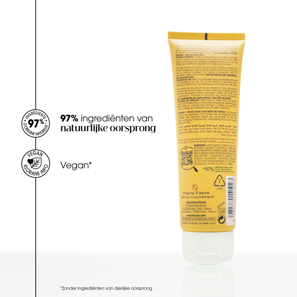 Klorane Capil. Dag Cr Mango Tube 125ml