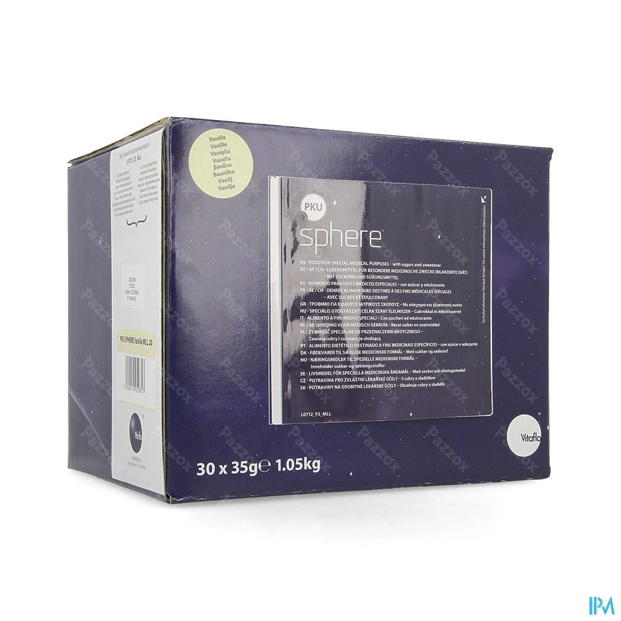 Pku Sphere 20 Vanille 30 X 35g