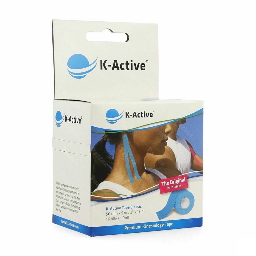 Naqi K Active Tape Classic Bleu 50mmx5m