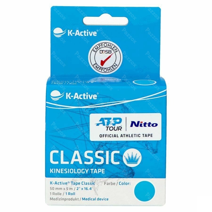 Naqi K Active Tape Classic Bleu 50mmx5m