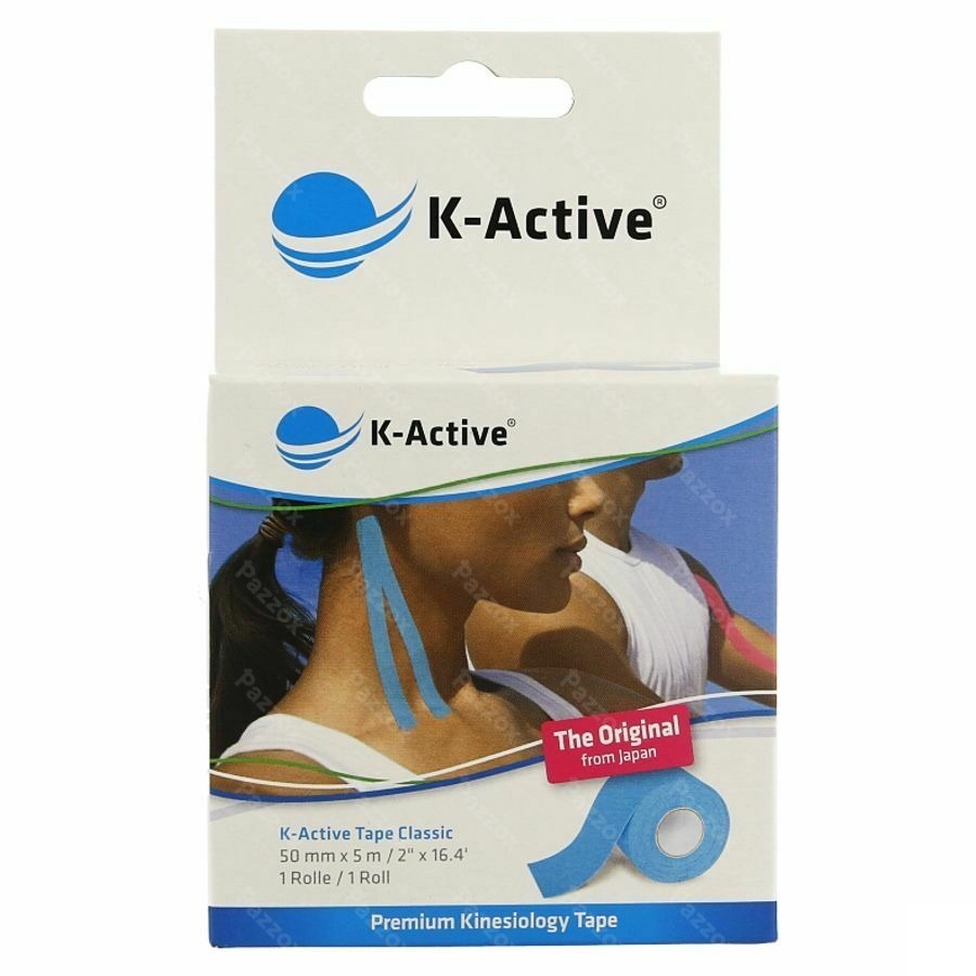 Naqi K Active Tape Classic Bleu 50mmx5m