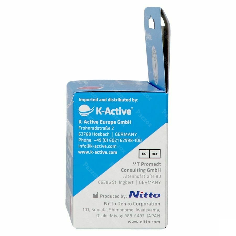 K-ACTIVE Tape Rose - 5cm x 5m : La bande de kinésiologie originale produite par Nitto Denko 