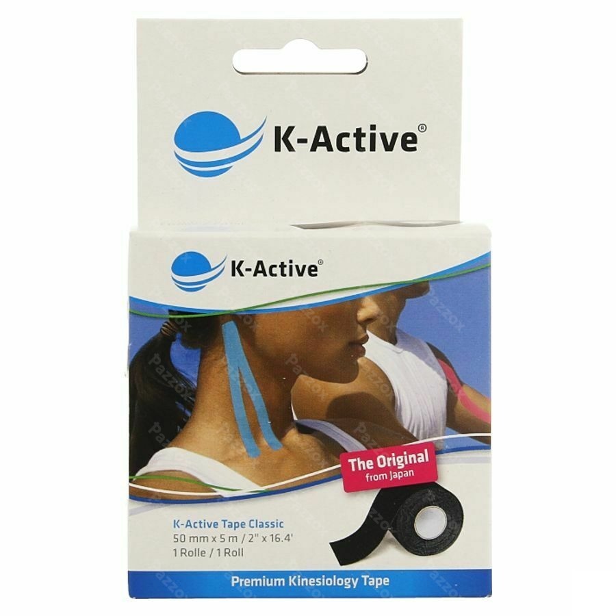 Naqi K Active Tape Classic Noir 50mmx5m