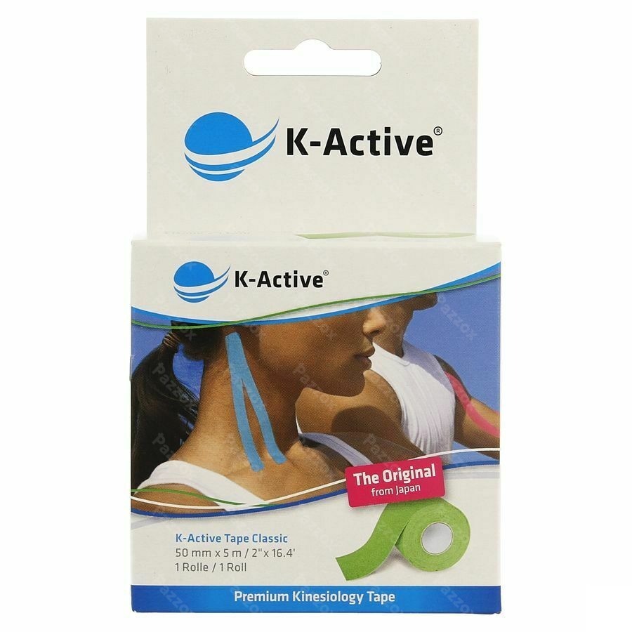 K-Active Tape Vert 5,0cmx5m