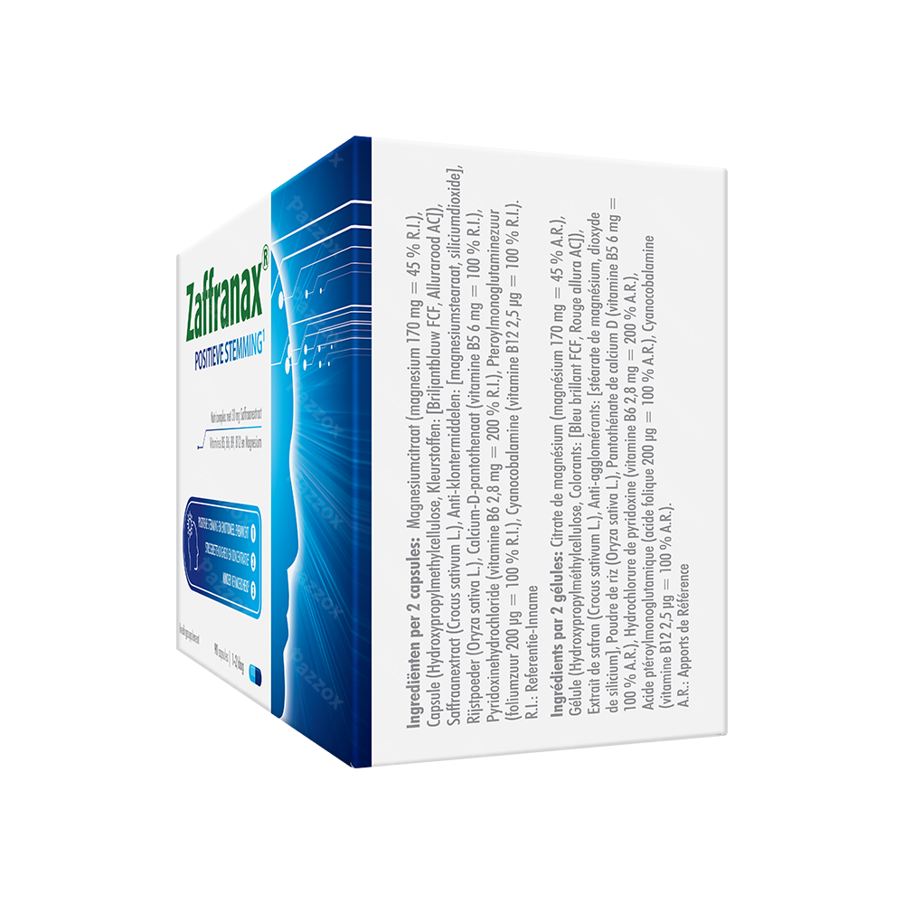 Zaffranax Positieve Stemming 90 Capsules