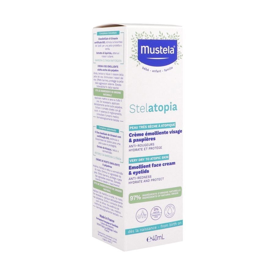 Mustela Stelatopia Emollierende Gezicht 40ml