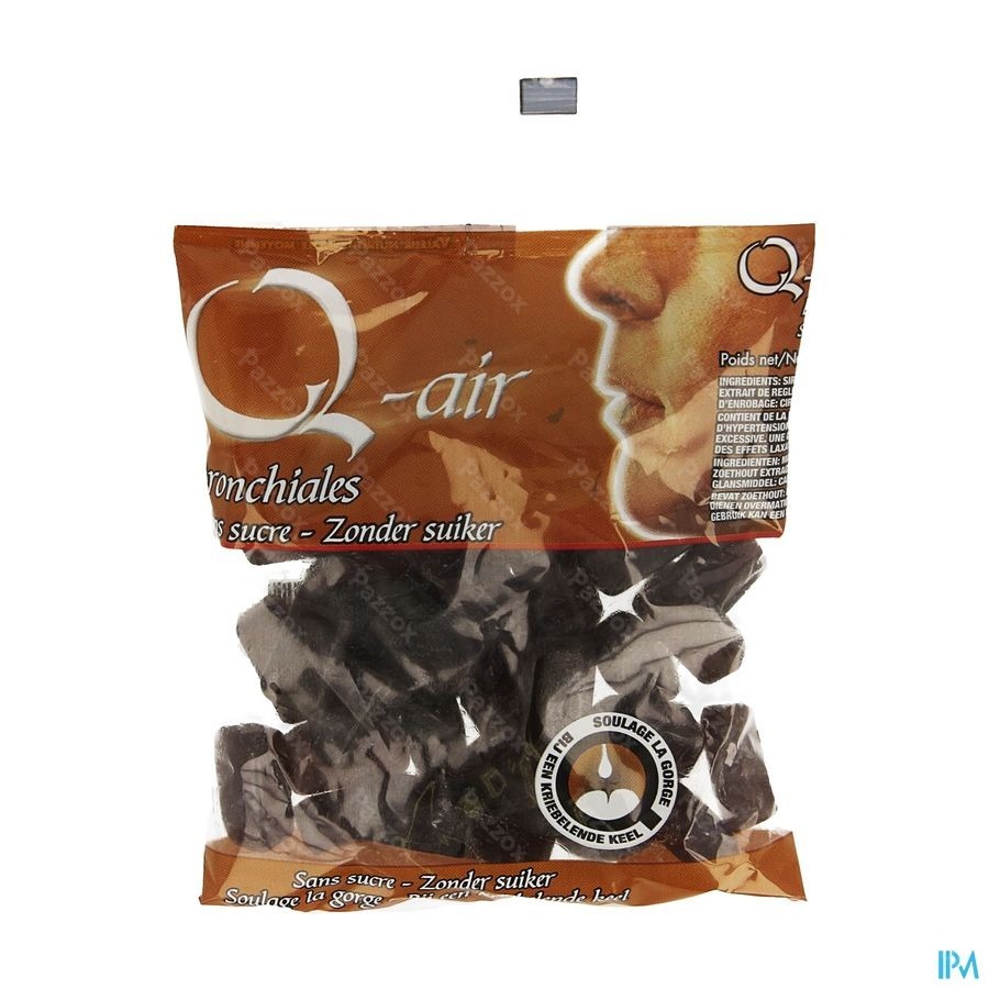 Q-air Reglisse Sans Sucre Past 85g
