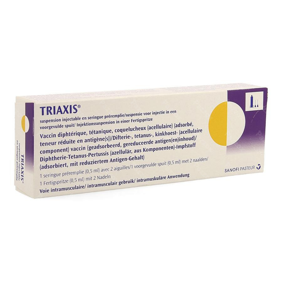 Triaxis Ser Pre Rempl 2 Aig Attachees 1dose=0,5ml