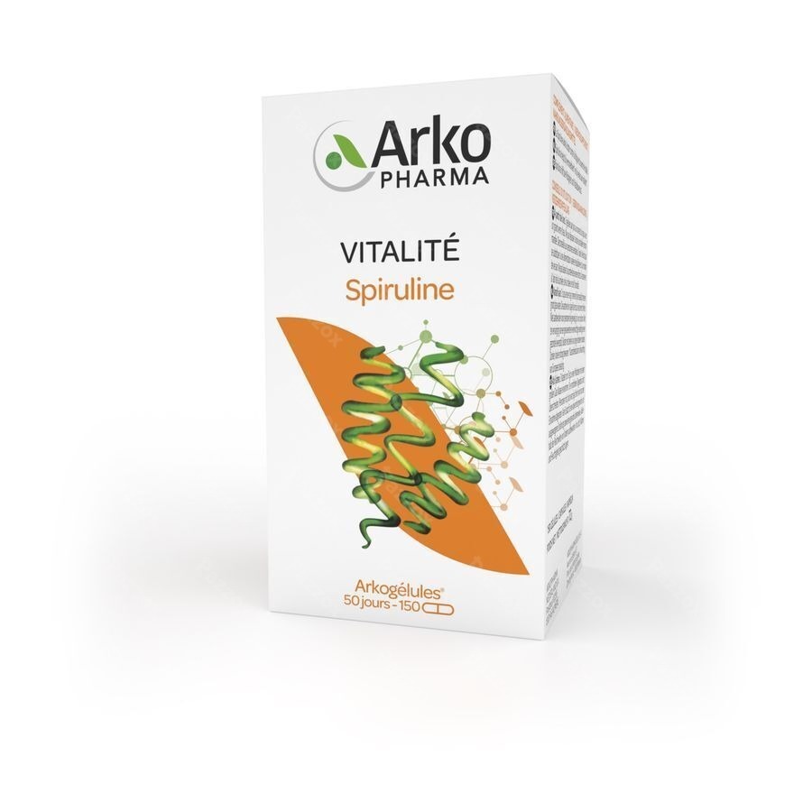 Arkogelules Spiruline Bio Caps 150
