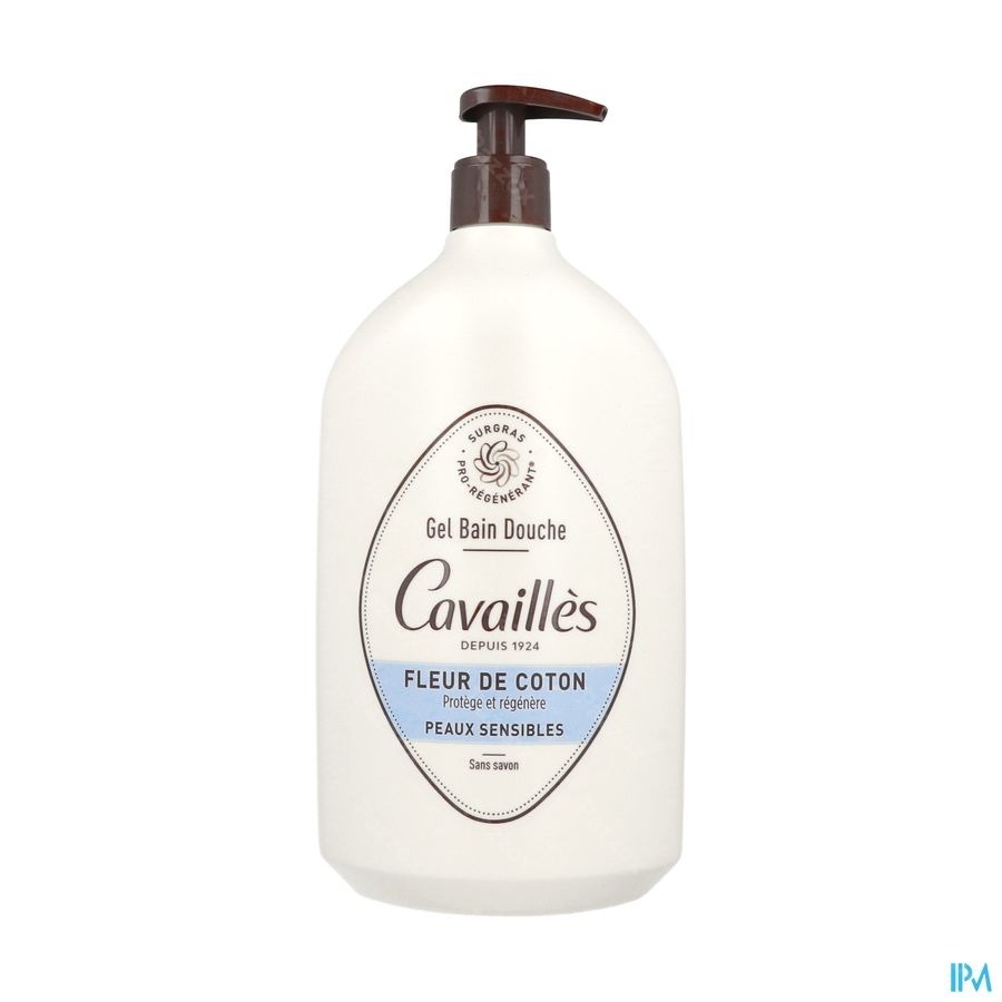 Roge Cavailles Gel Bain Douche Surgr. Fl. Coton 1l