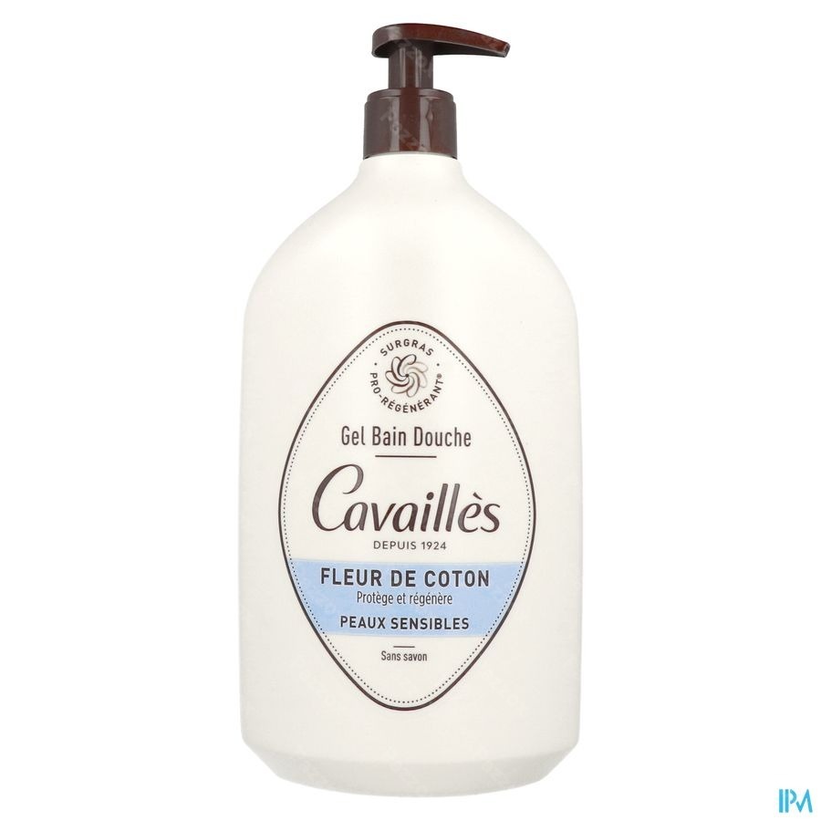Roge Cavailles Gel Bain Douche Surgr. Fl. Coton 1l