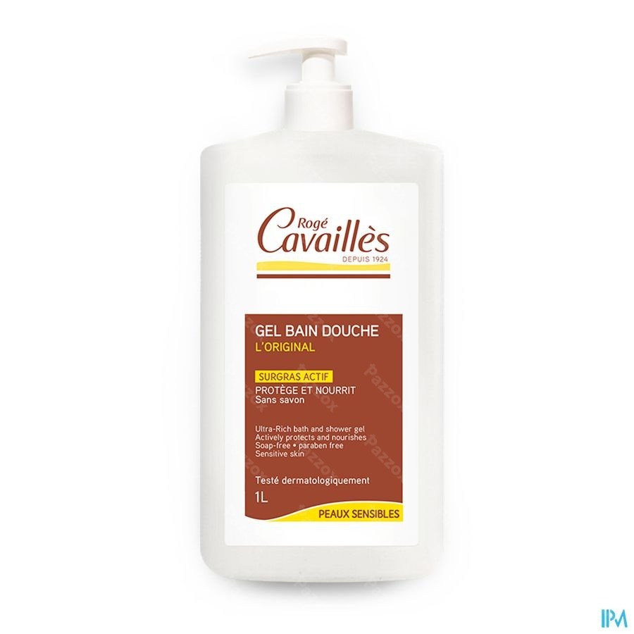Roge Cavailles Gel Bain Douche Surgras 1l
