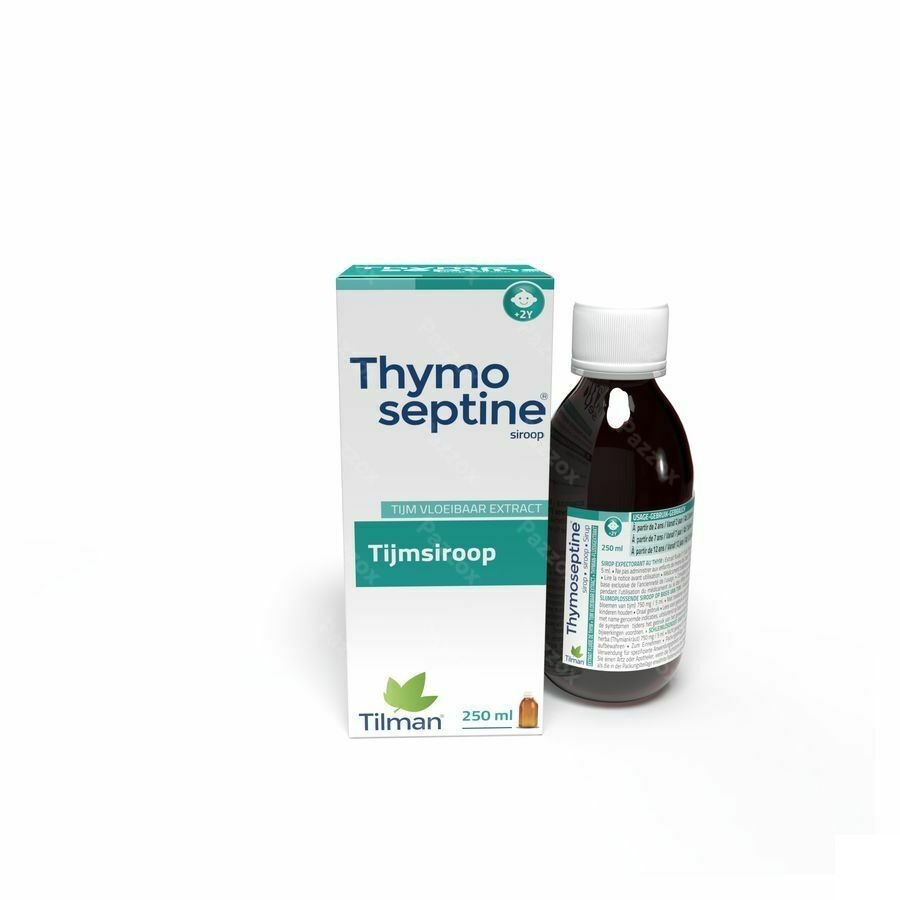 Thymoseptine Slijmhoest en Vastzittende Hoest Hoestsiroop 250ml