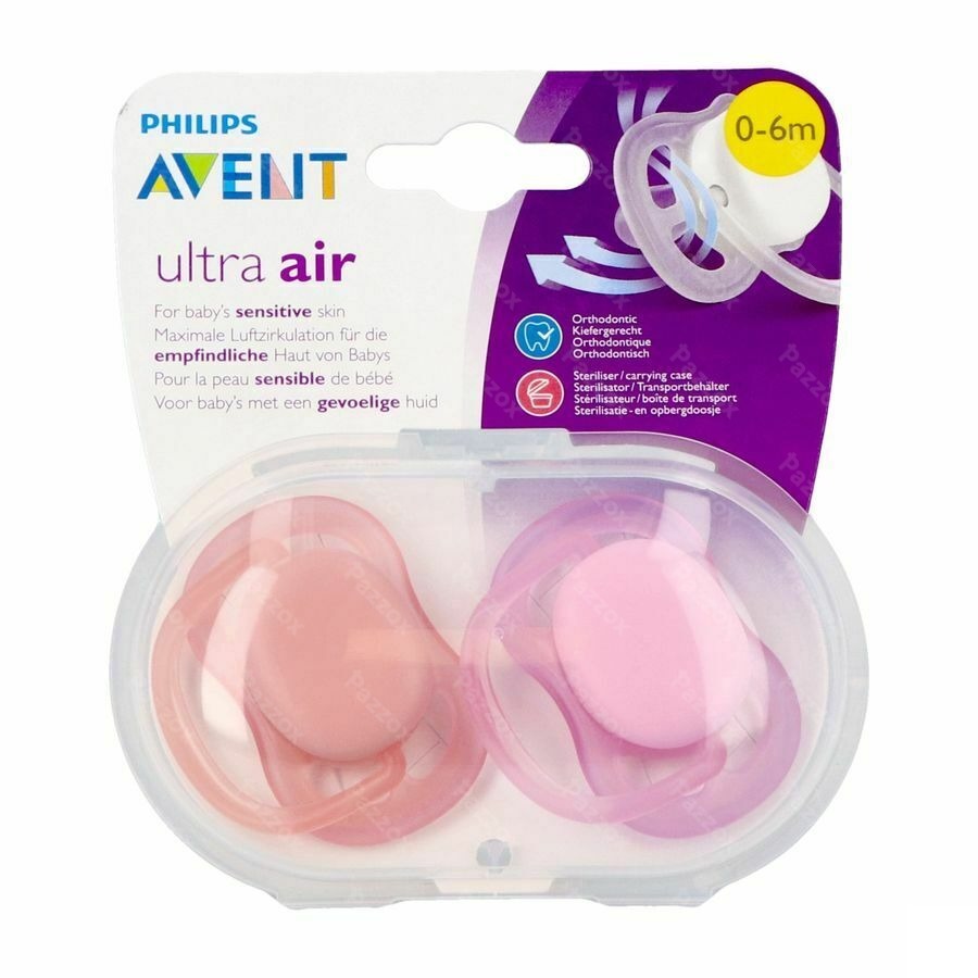 Philips Avent Fopspeen +0m 2 Air Mix Scf244/21