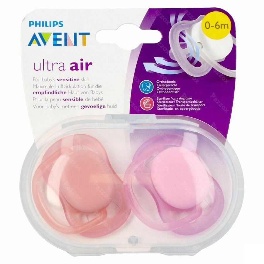 Philips Avent Fopspeen +0m 2 Air Mix Scf244/21