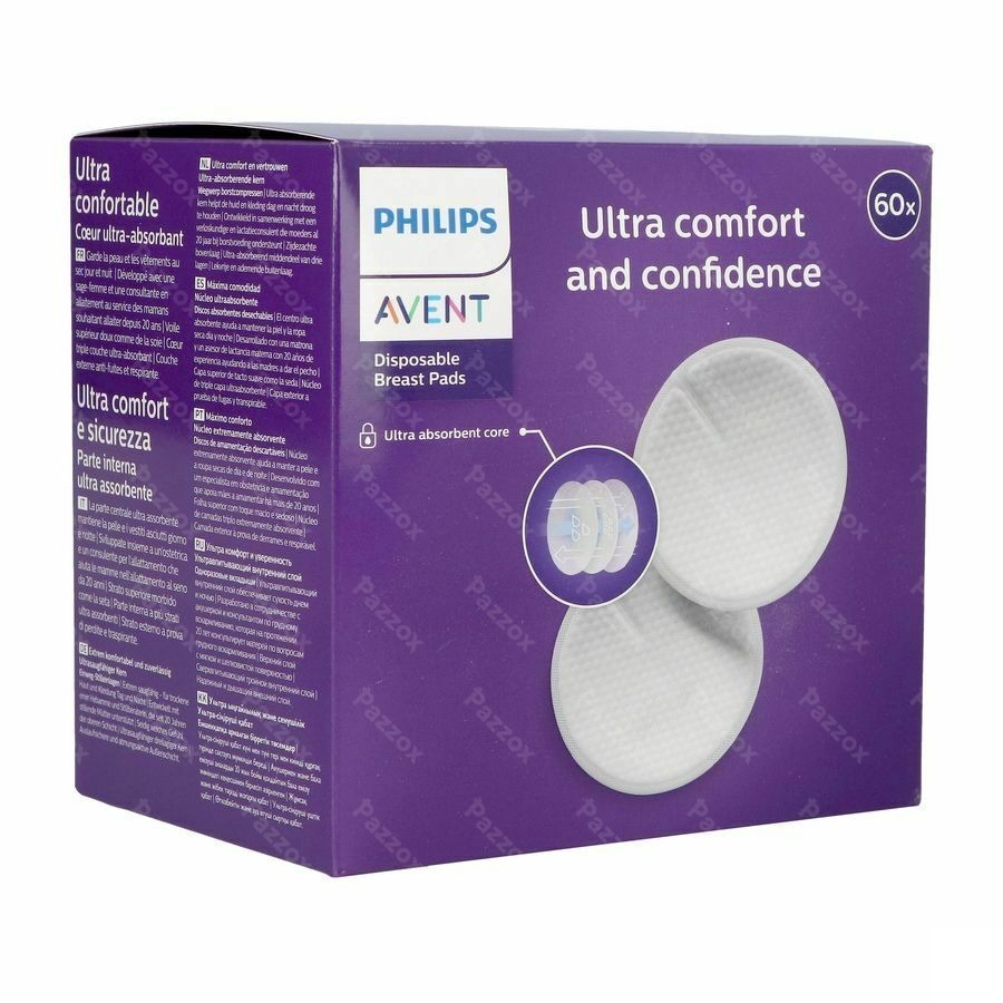 Philips Avent Coussinets Jour/nuit 60 Scf254/61