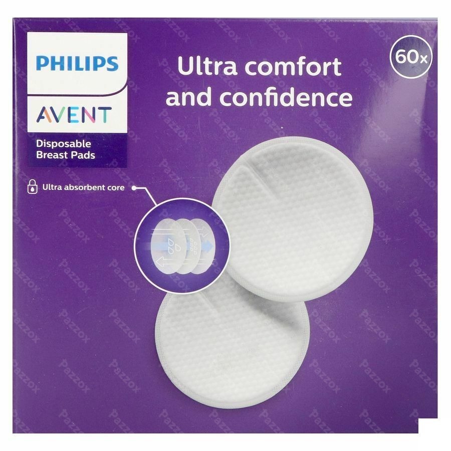 Philips Avent Coussinets Jour/nuit 60 Scf254/61