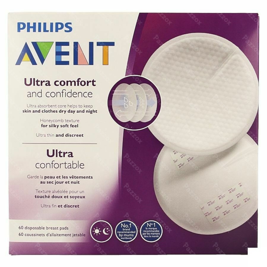 Philips Avent Coussinets Jour/nuit 60 Scf254/61