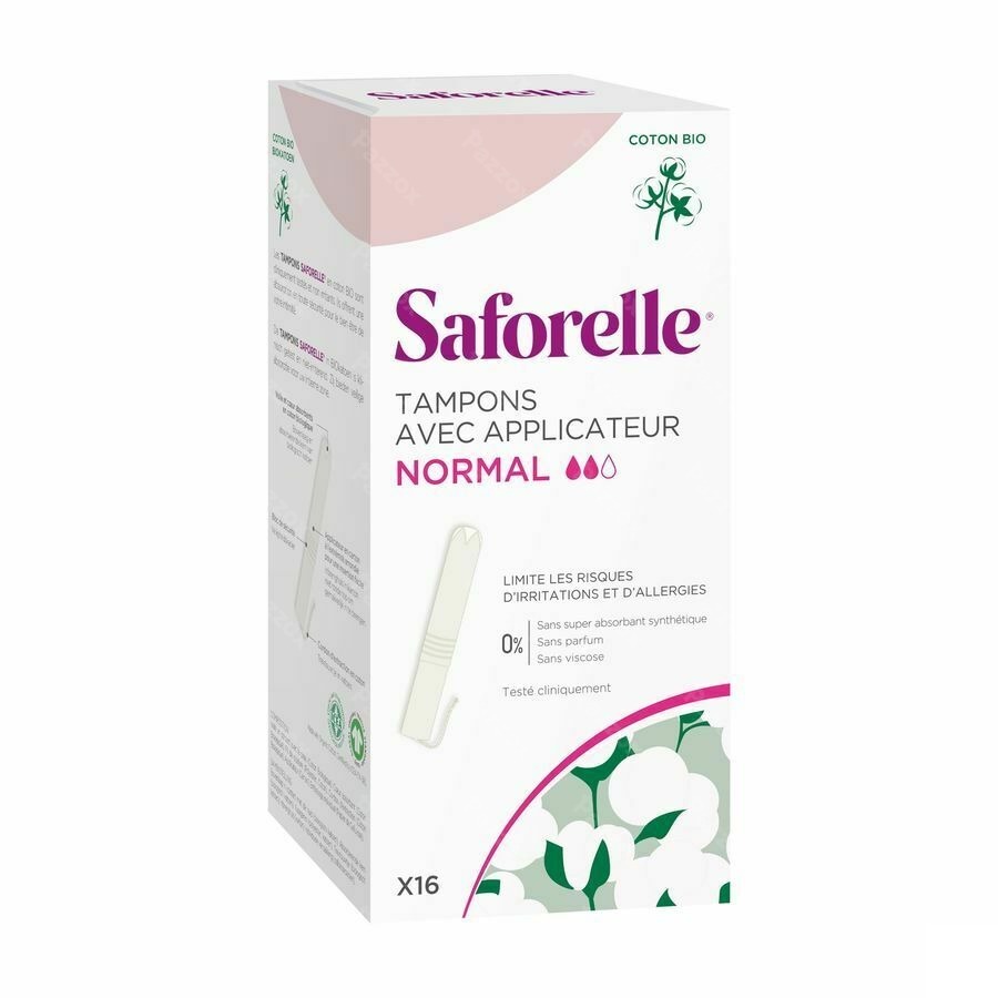 Saforelle Tampons Applicateurs Normal 16