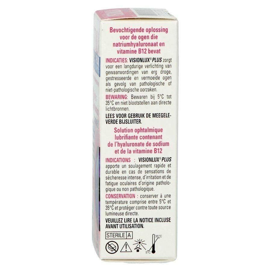 Visionlux Plus Oogdruppels Fl 1 X 10ml
