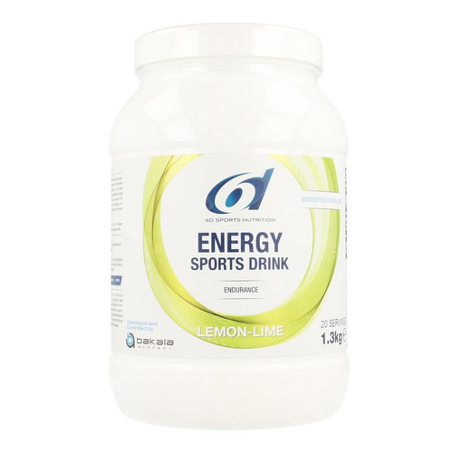 6d Sports Nutrition Energy Sports Drink Lemon Lime Pdr 1,3kg