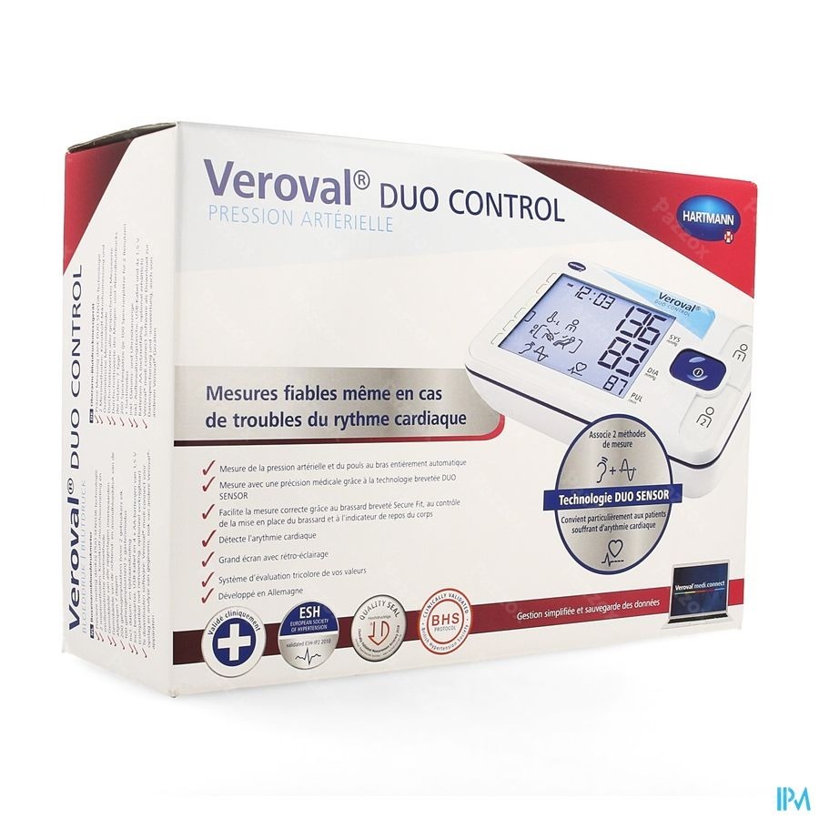 Hartmann Veroval Duo Control Medium Tensiomètre De Bras 