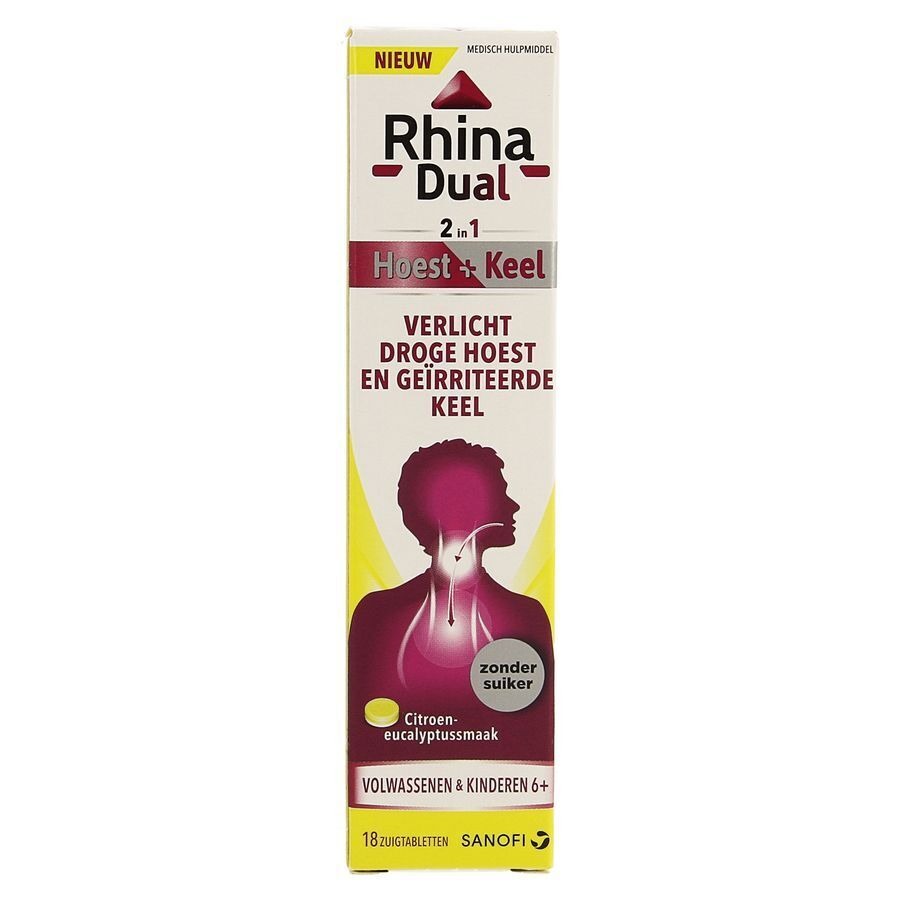 Rhina Dual Hoest Keel Zuigtabletten 18