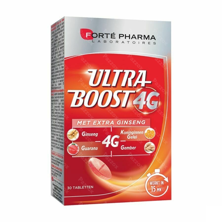 Forté Pharma Vitalité 4G Ultra Boost Ginseng 30 Tabletten