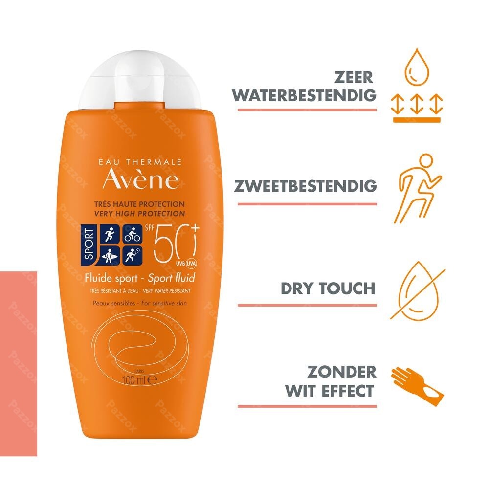 Avène Zonnefluide Sport SPF50+ 100ml