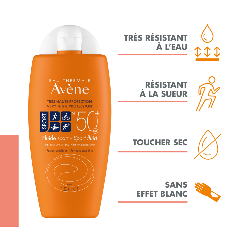 Avène Soleil Fluide Sport SPF50+ 100ml