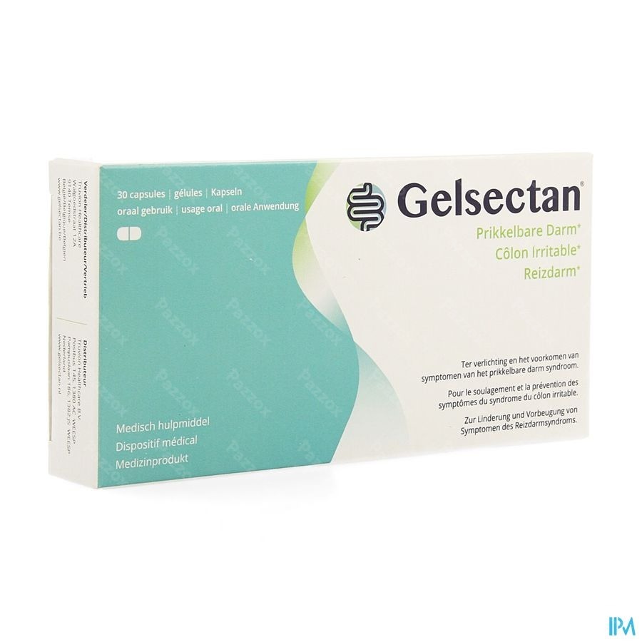 Gelsectan Prikkelbare Darm 30 Capsules