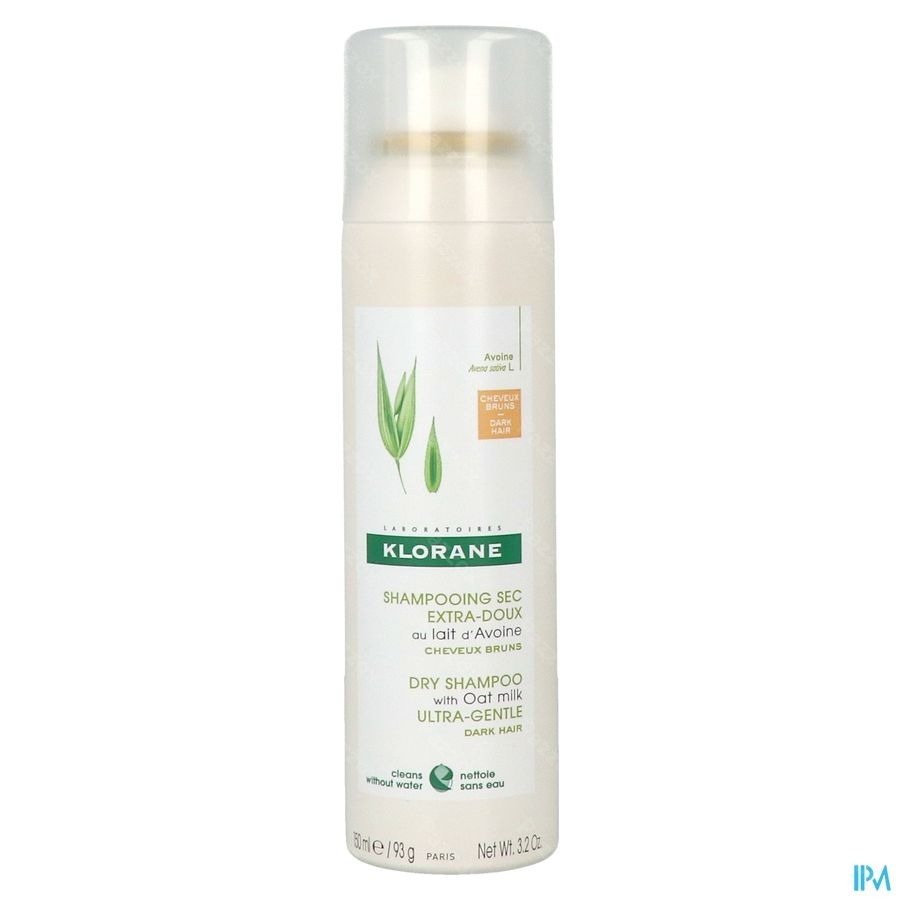 Klorane Droogshampoo Ultramild Met Havermelk Getint 150ml