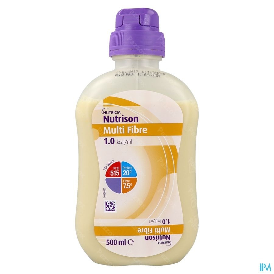 Nutrison Multi Fibre Fles 0,5l Sondevoeding
