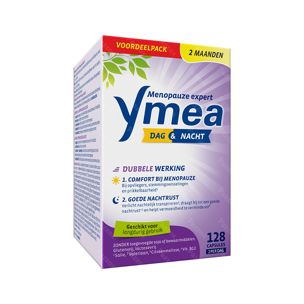Ymea Dag & Nacht Voedingssupplement Menopauze 128 Capsules