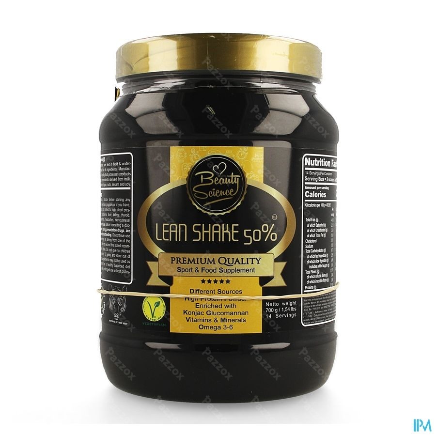 Beauty Science Lean Shake 50% Double Choco 700g