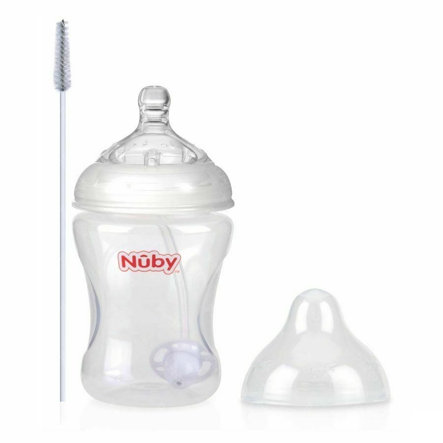 Nuby Antilek Fles 360° Rietje 0m+