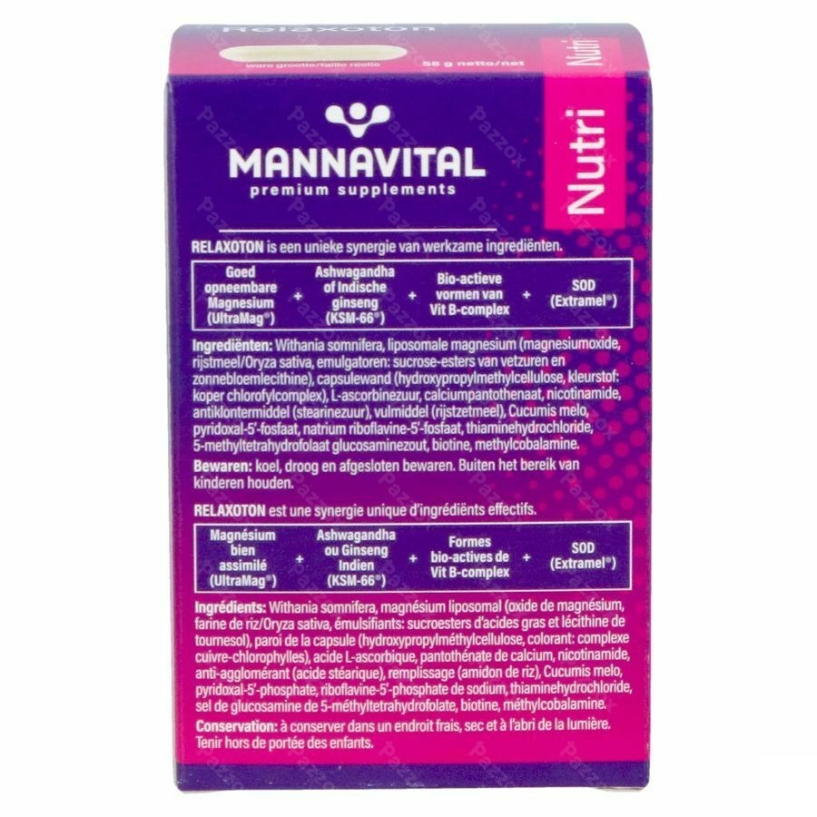 Mannavital Relaxoton 60 Tabletten