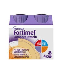 Fortimel Compact Protein Tropical Gingembre épicé Bouteilles 4x125 Ml