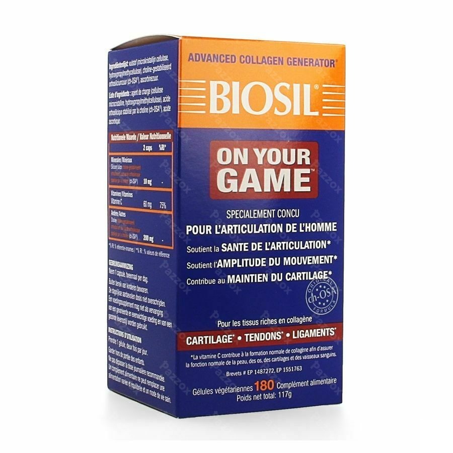 Biosil On Your Game Caps 180