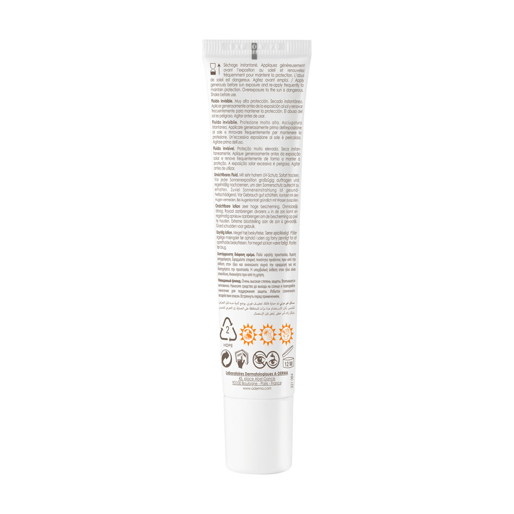 A-Derma Protect Fluide Invisible SPF50+ 40ml